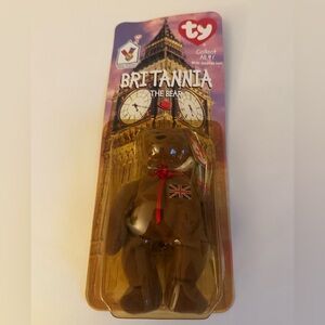 Rare Britannia the Bear Beanie Baby